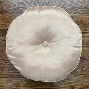 Round Accent Pillow - Gold
